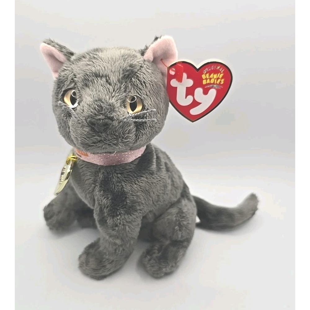 2004‎ Ty Beanie Baby "Arlene" Retired Garfield The Movie Gray Cat BB17